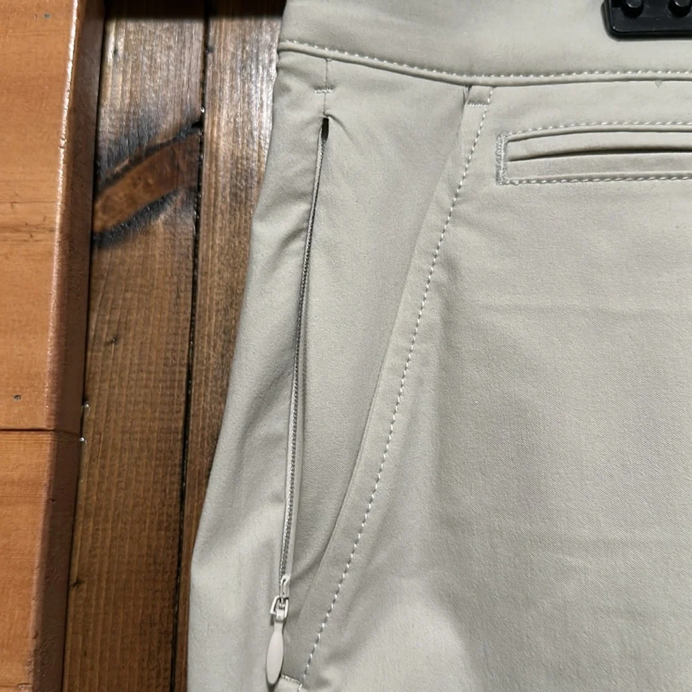 J.Crew 770 Straight-fit tech pant in stone (35x32)